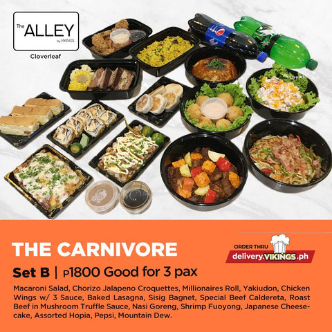 The Carnivore (Set B Good for 3Pax)