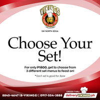 Vikings SM North Edsa Feast for 3 - Balik Bayan
