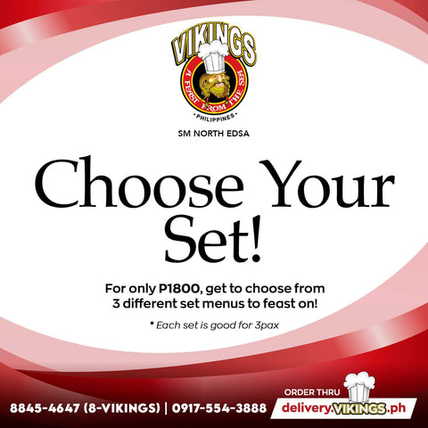 Vikings SM North Edsa Feast for 3 - Balik Bayan