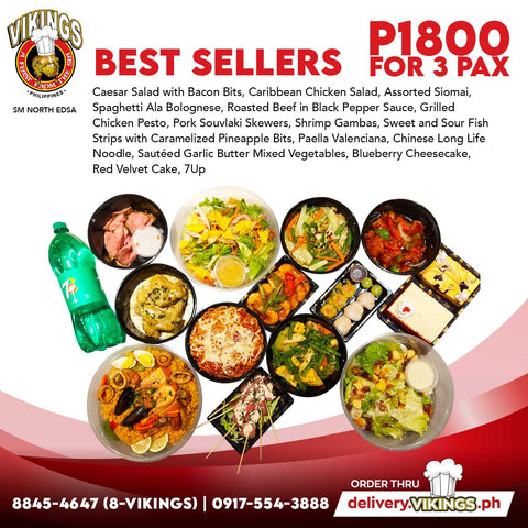 Vikings SM North Edsa Feast for 3 - Best Seller