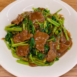 Sate Beef w/ Kangkong