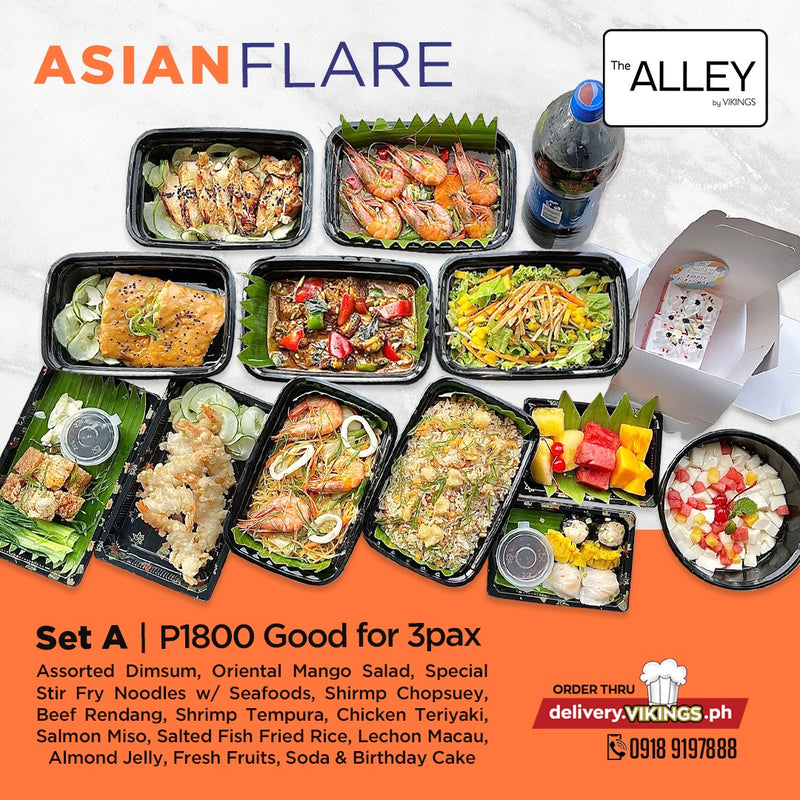 (Set A) Asian Flare Good For 3 pax