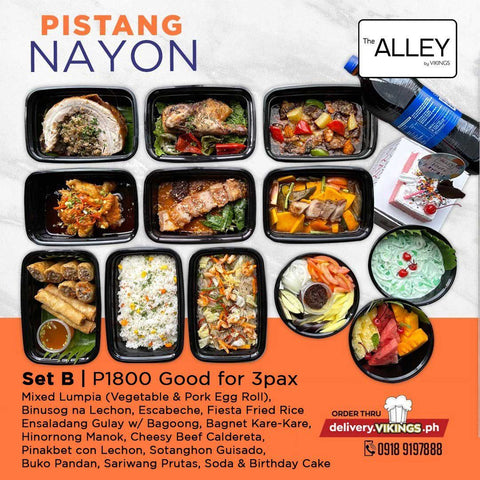(Set B) Pistang Nayon Good For 3 pax
