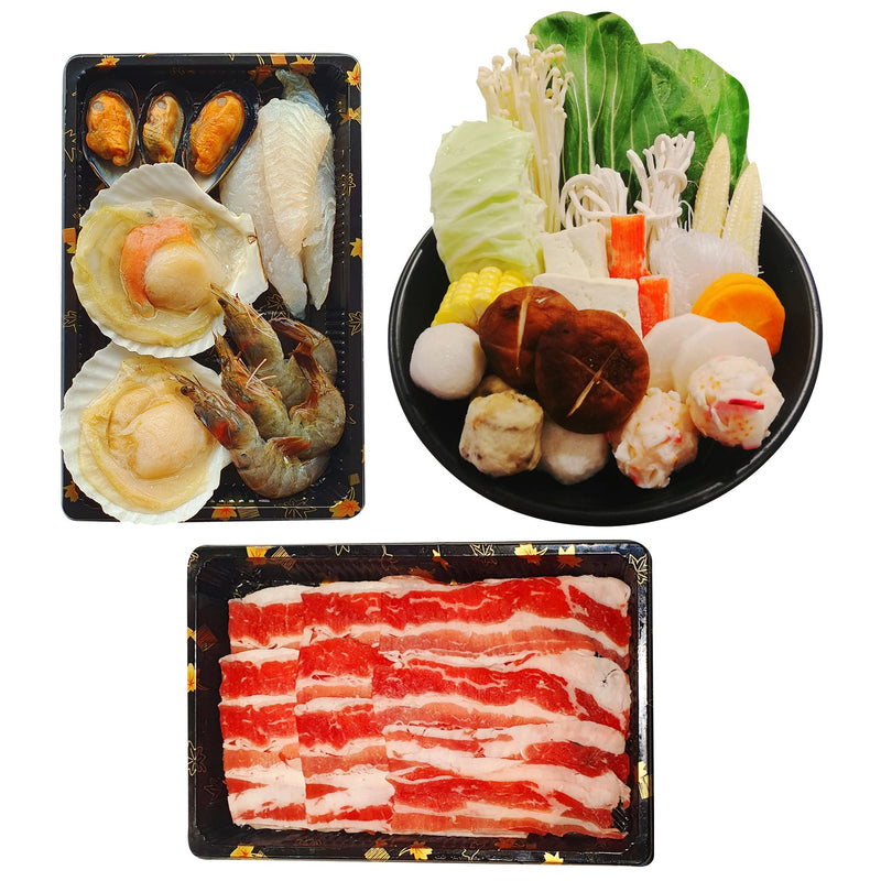 Mixed Seafood & Beef Shabu Shabu