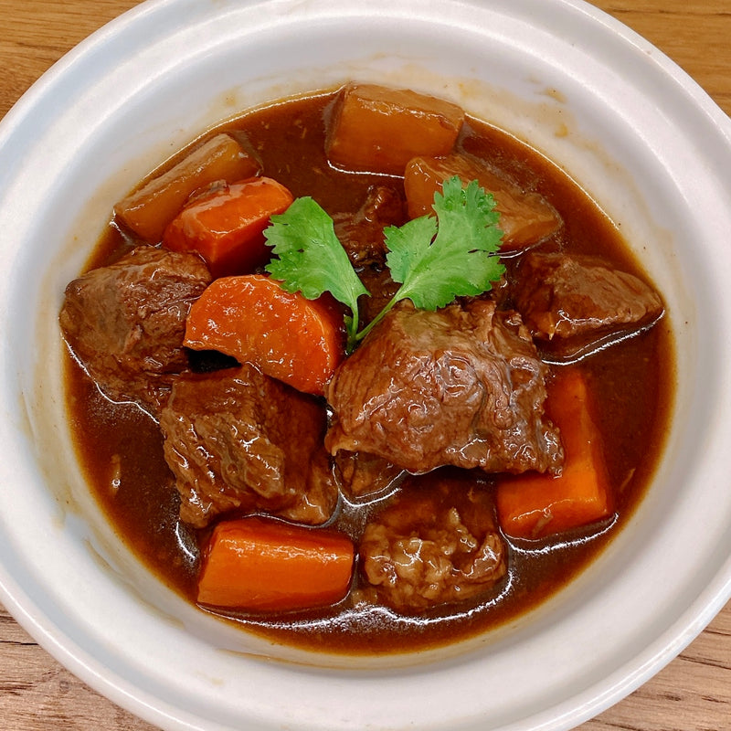 Braised Beef w/ Carrots and Raddish