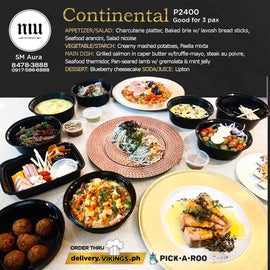 Continental (Good for 3 Pax)
