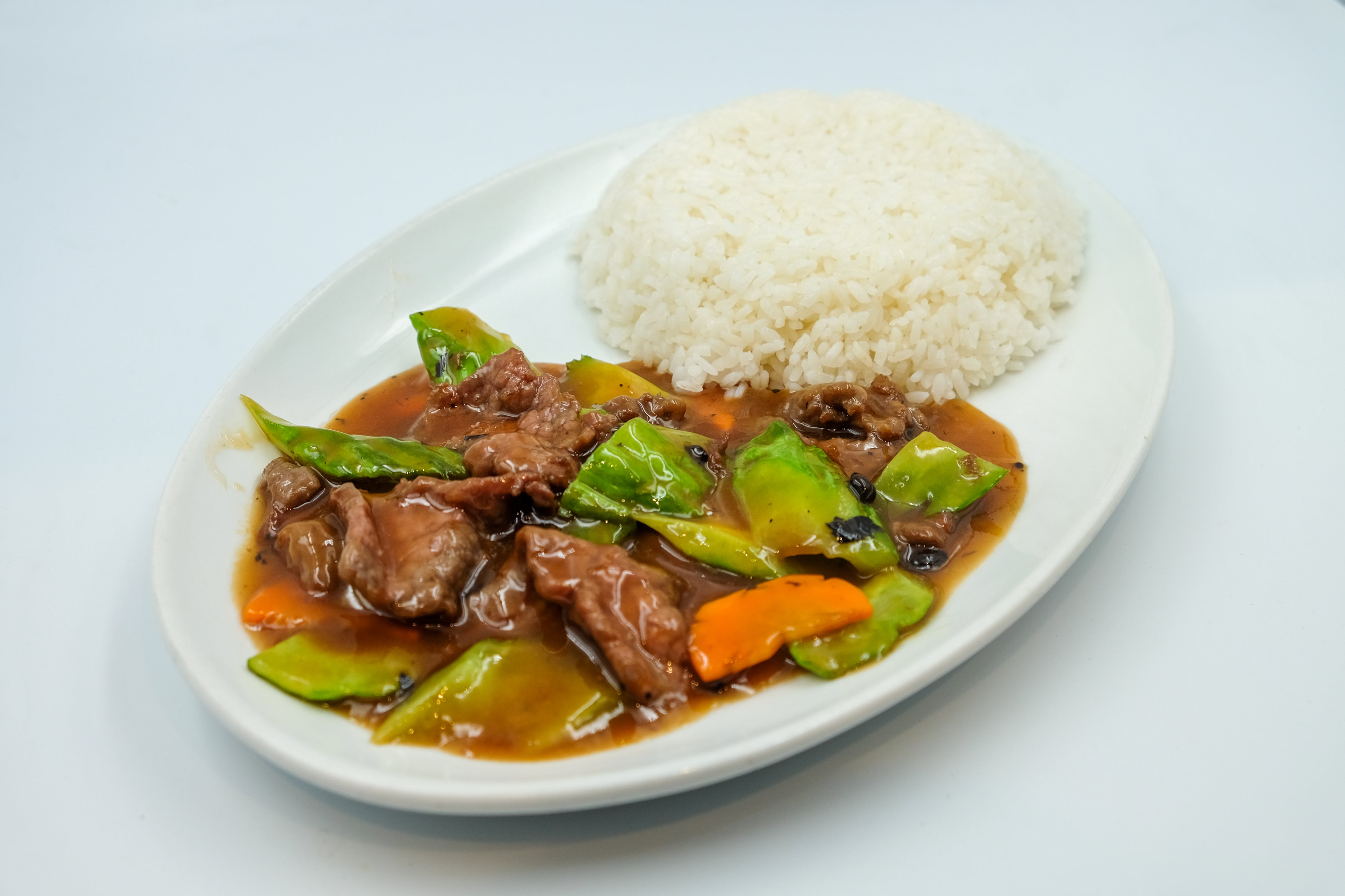 Beef & Ampalaya Rice Topping
