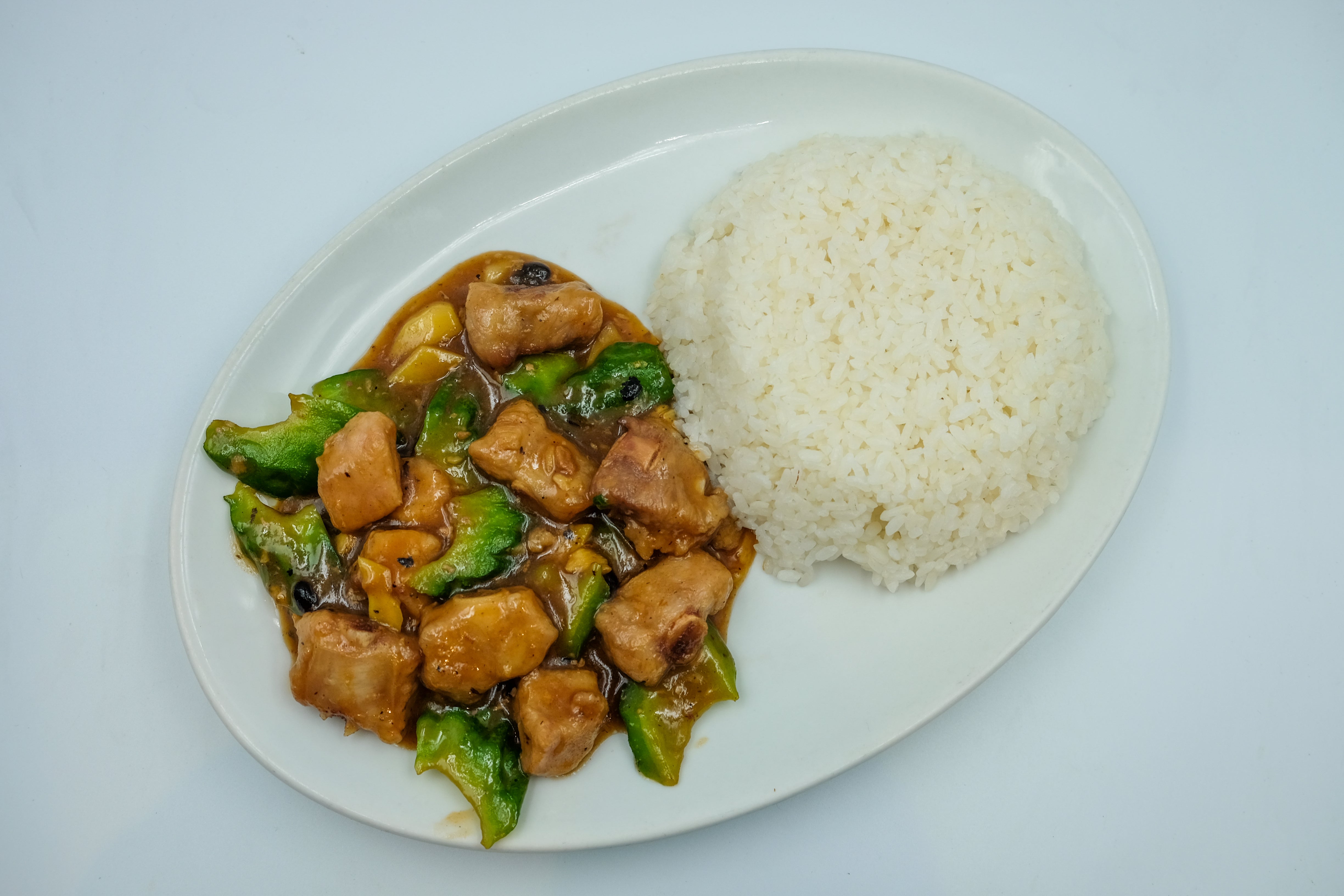 Porkrib & Ampalaya Rice Topping