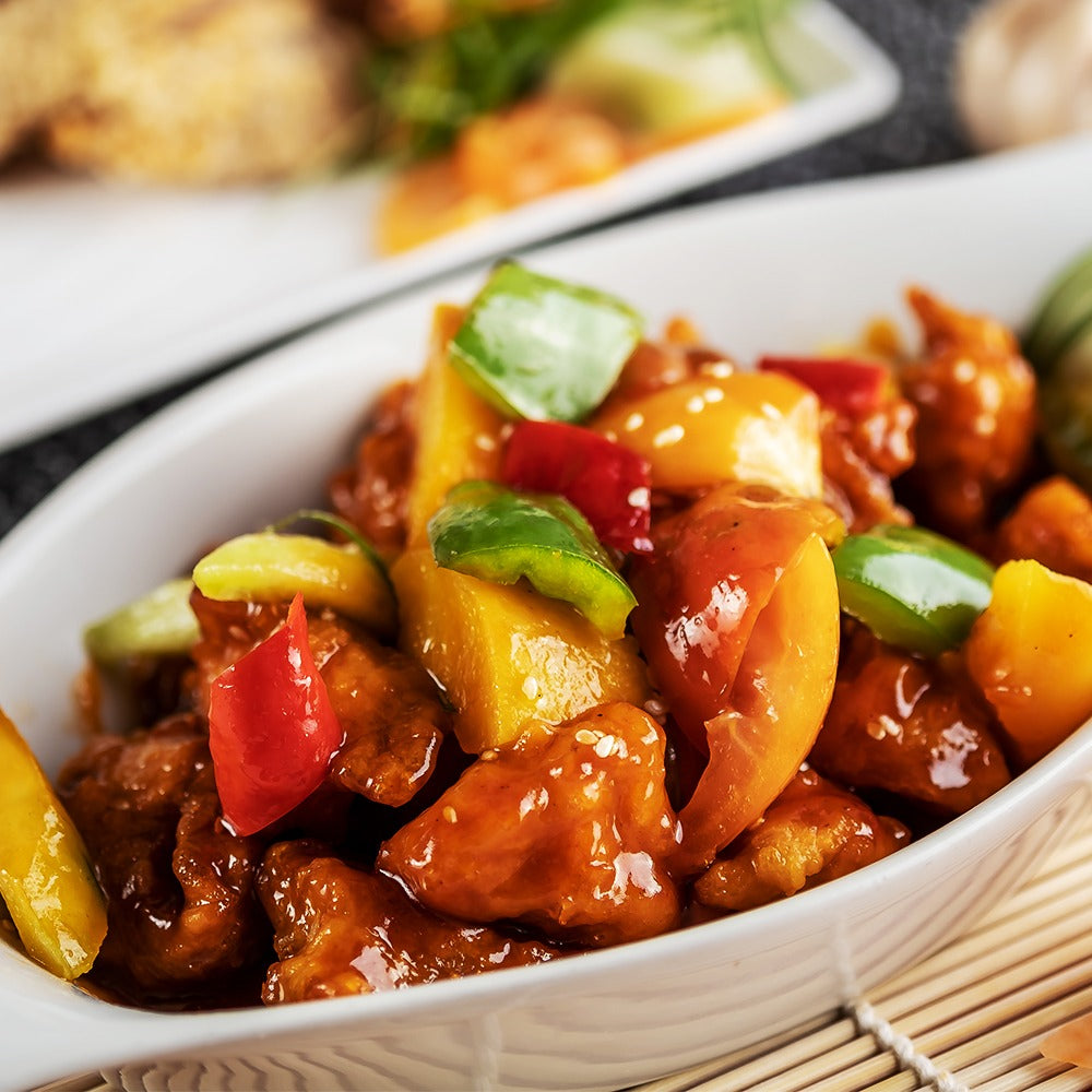 Sweet and Sour Pork with Peach - GOOD FOR 2 PAX