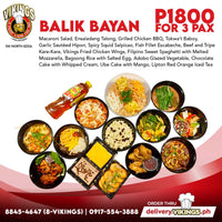 Vikings SM North Edsa Feast for 3 - Balik Bayan