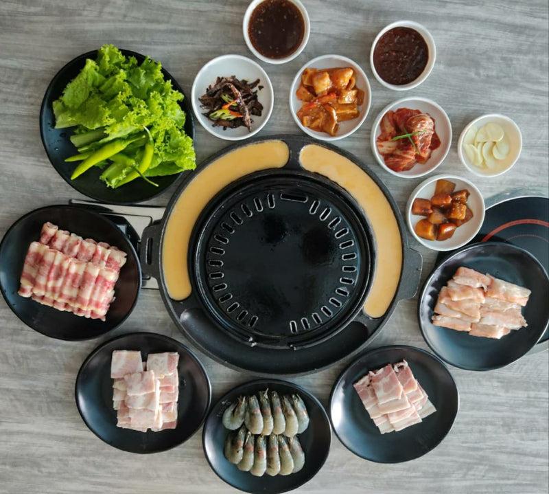 PORK, BEEF & SEAFOOD BARBEQUE SET (Good for 2-4 pax)
