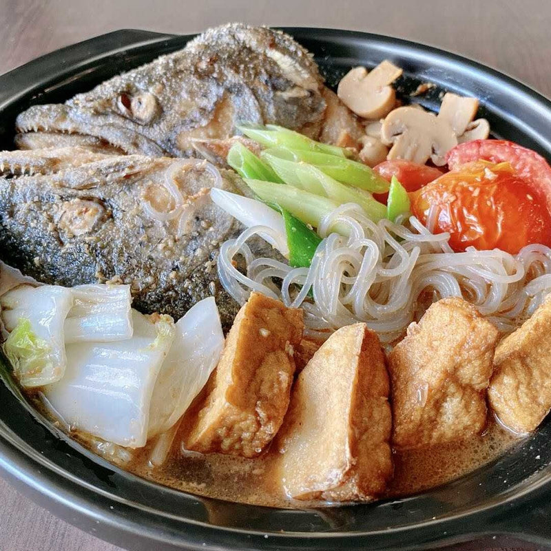Sate Fish Head Soup in Pot