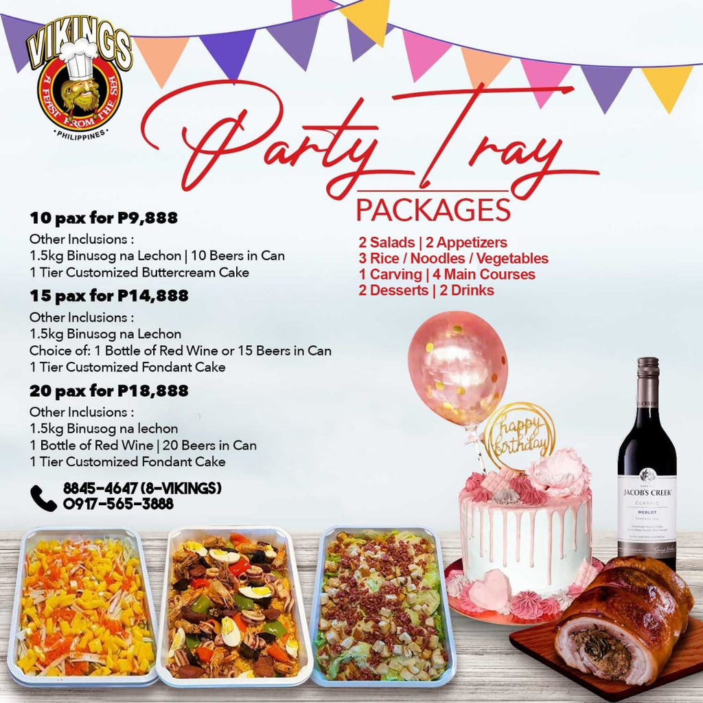 Party Tray Packages – Vikings Group